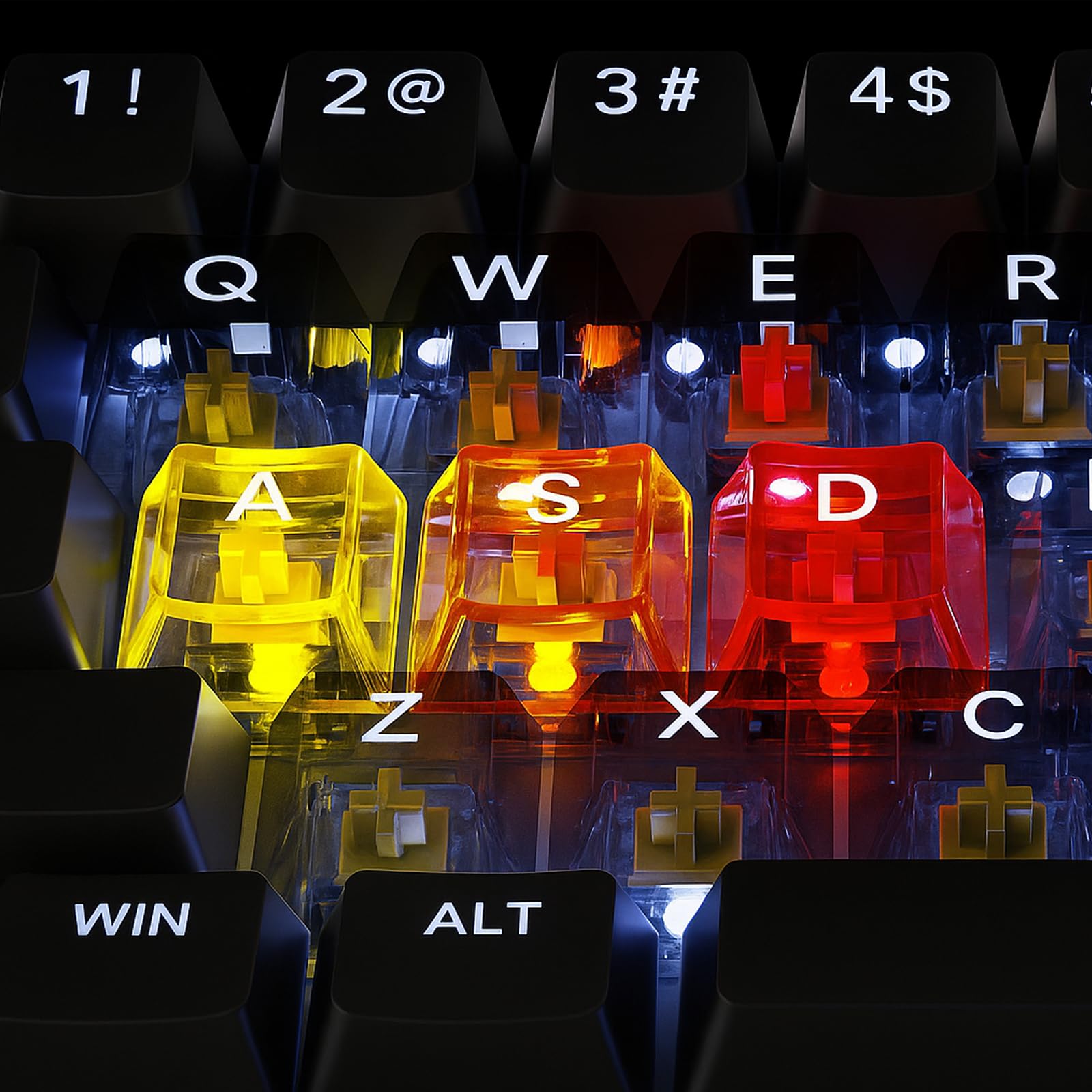 FOXMM x MCHOSE Ace68 HE Przewodowa Klawiatura do Gier 65% RGB, Szybkie Wyzwalanie 8000 Hz, ICE Magnetyczny Przełącznik Halla Niebieski, Precyzyjny Regulowany Skok 0,005 mm, do Gier FPS, Czarna
