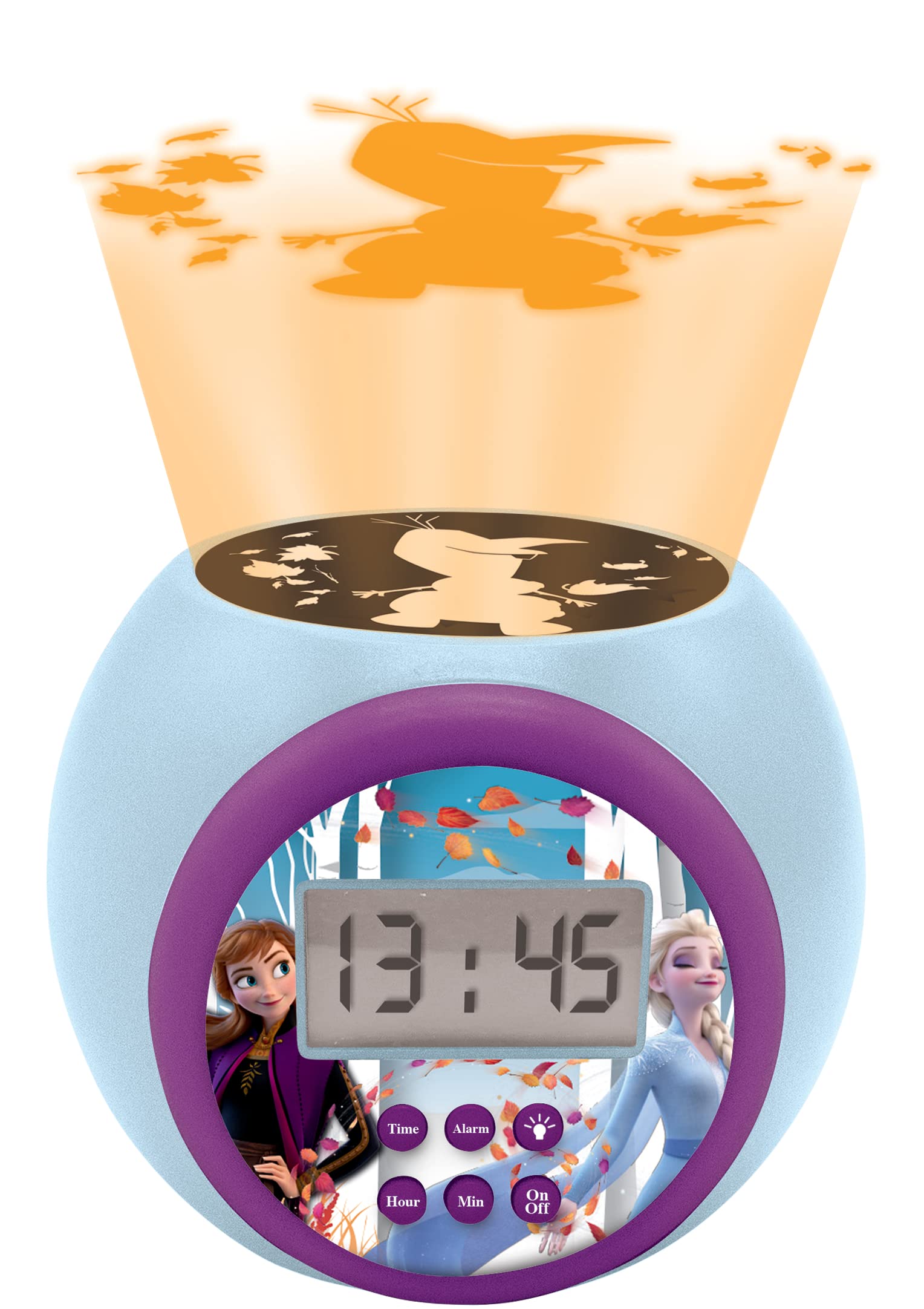 ディズニー かわいいエンジェル デジタルアラームクロック エコバッグ付き Amazon.co.jp: LEXIBOOK、プロジェクタークロック ディズニー