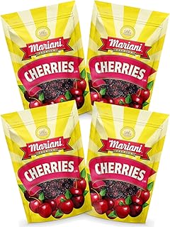 Mariani Dried Cherries - Healthy Snacks for Kids and Adults, Dried Fruit, Vegan Snacks, Gluten Free Snacks, 5 Ounces (Pack of 4)
