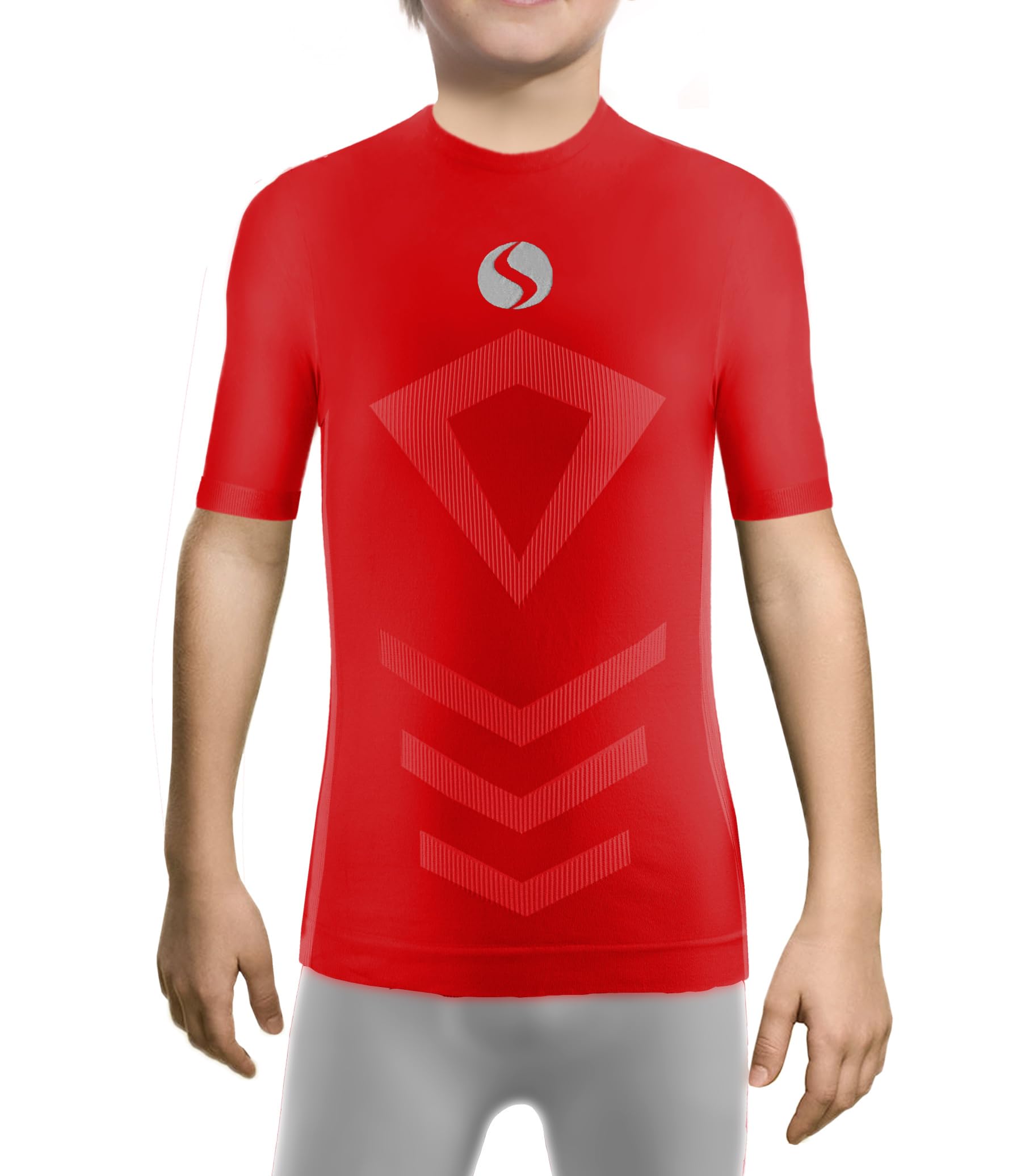 Sesto Senso Camiseta Térmica para Niño Manga Corta Camiseta Deportiva