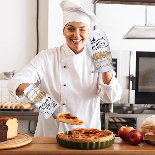 Miniatura 2 de El juego de 12 guantes de horno de sublimación en blanco incluye guantes de horno resistentes al calor por sublimación en blanco y soportes para