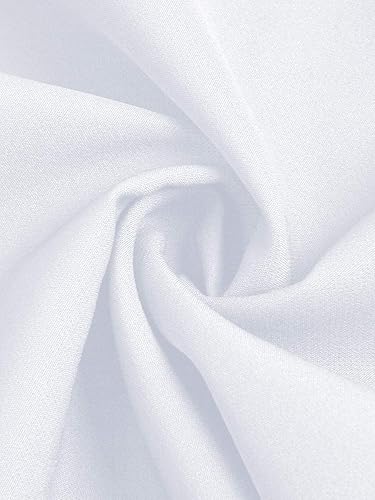 Miniatura 8 de VERWIN Vestido largo de manga larga para mujer holgado elegante con botones con bolsillos y cinturones Azul