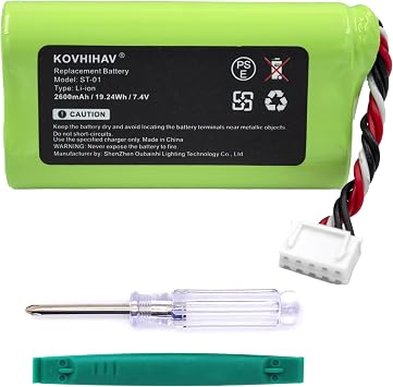 Replacement Battery for So-ny Bluetooth Speaker SRS-X3 SRS-XB2 SRS-XB20,fits ST-01, 2600mAh