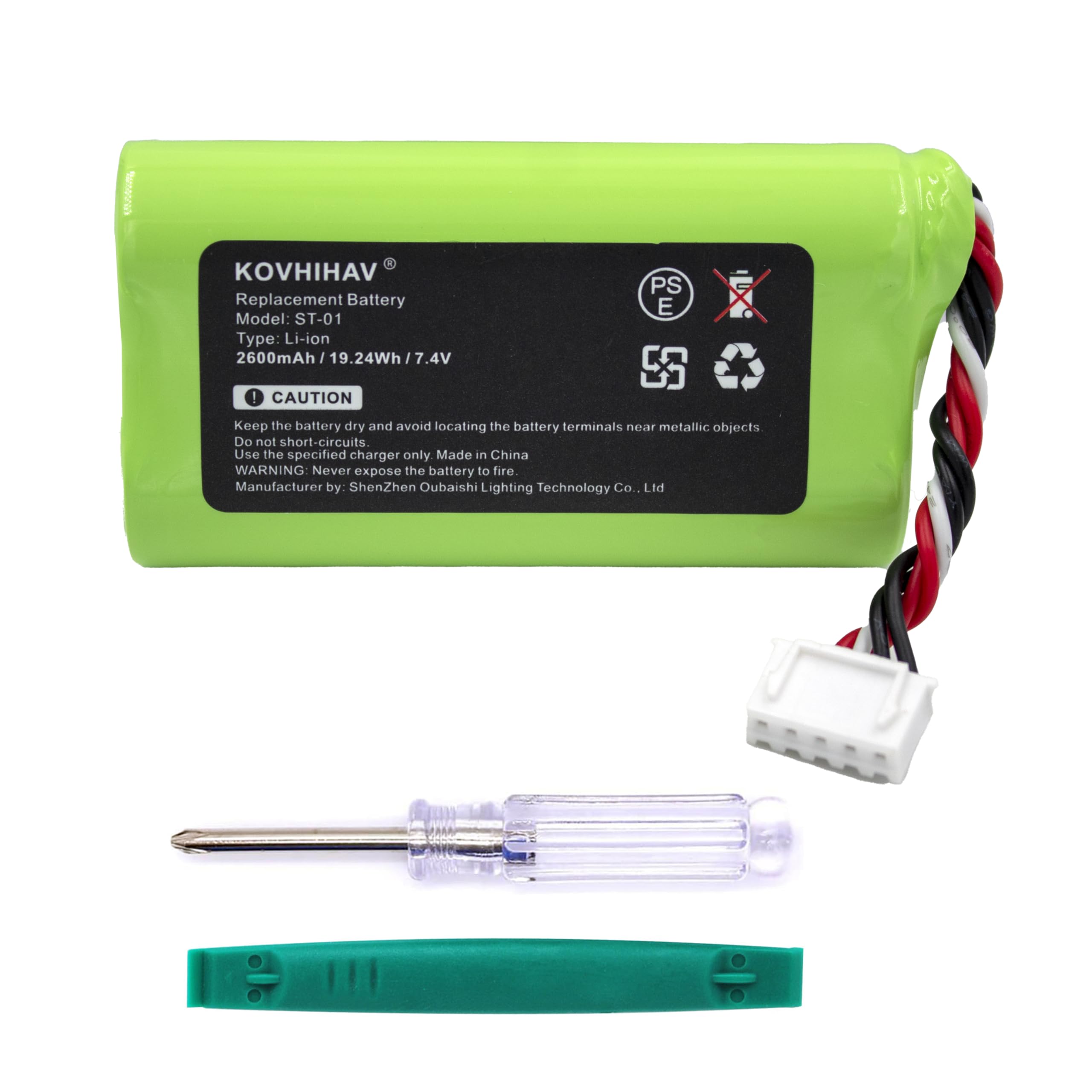 Replacement Battery for So-ny Bluetooth Speaker SRS-X3 SRS-XB2 SRS-XB20,fits ST-01, 2600mAh