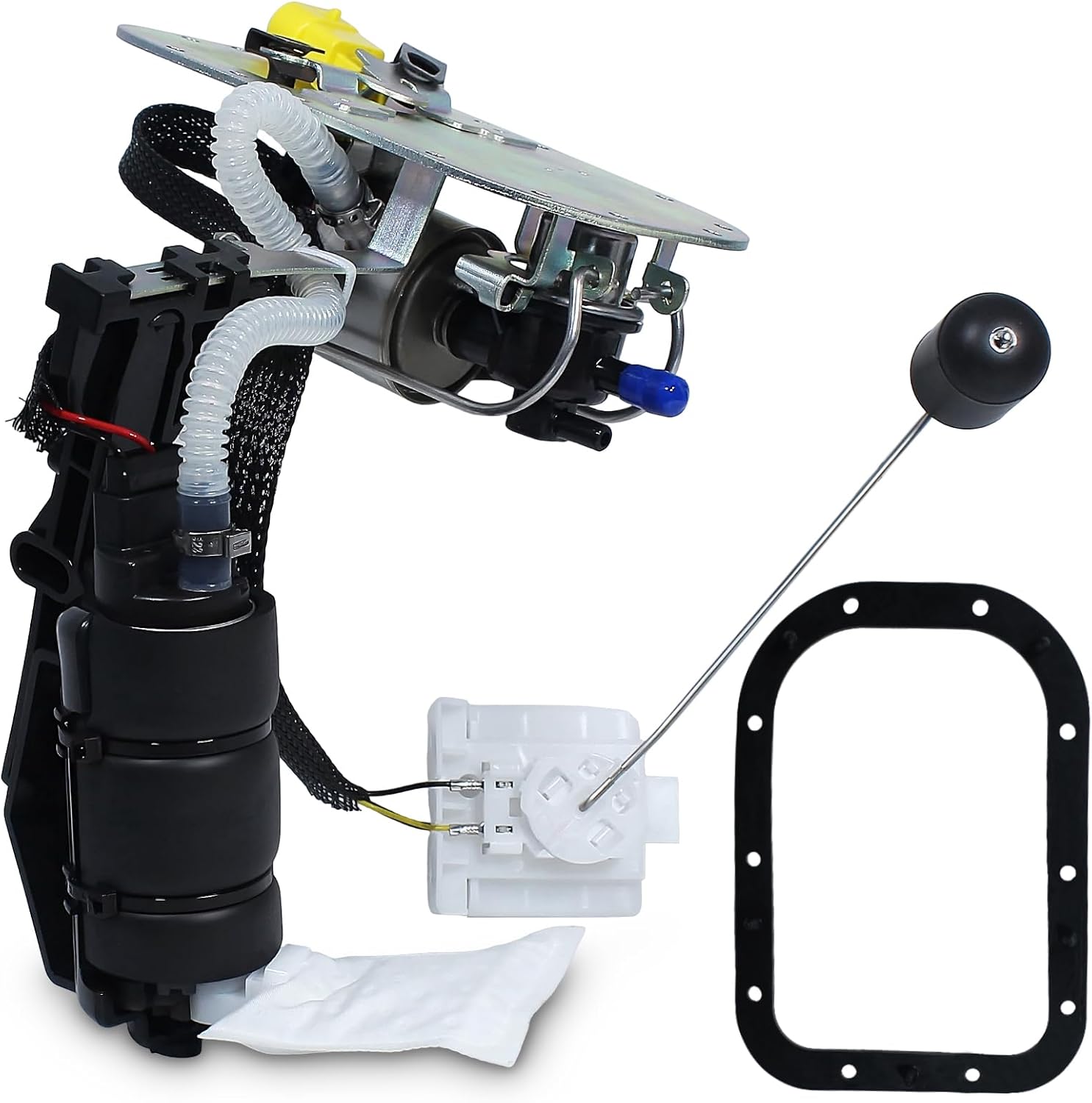 Fuel Pump Assembly Compatible With 2006-2007 Harley-Davidson Softail Heritage Classic,Screamin Eagle Fat Boy,Deluxe FLSTNI,Springer Classic,Standard,Custom and Night Train,Replace OE#75132-06 75141-06