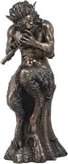 Ebros Greek Divinity God Of The Woods And Mountains Satyr Statue Male Companion of Pan And Dionysius Figurine