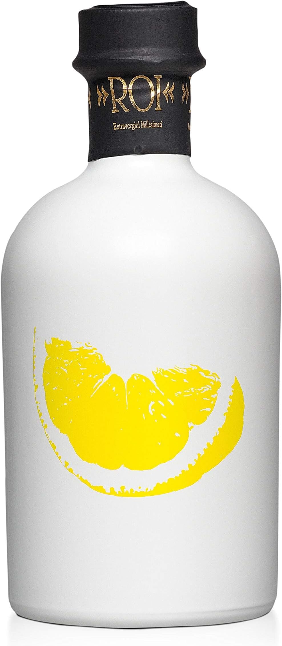 ROI Lemon Infused Olive Oil - 100% Natural, Italian Gourmet Extra Virgin Olive Oil, Cold Pressed with Real Lemons - Made in Italy EVOO - 8.45 fl oz (250 ml)