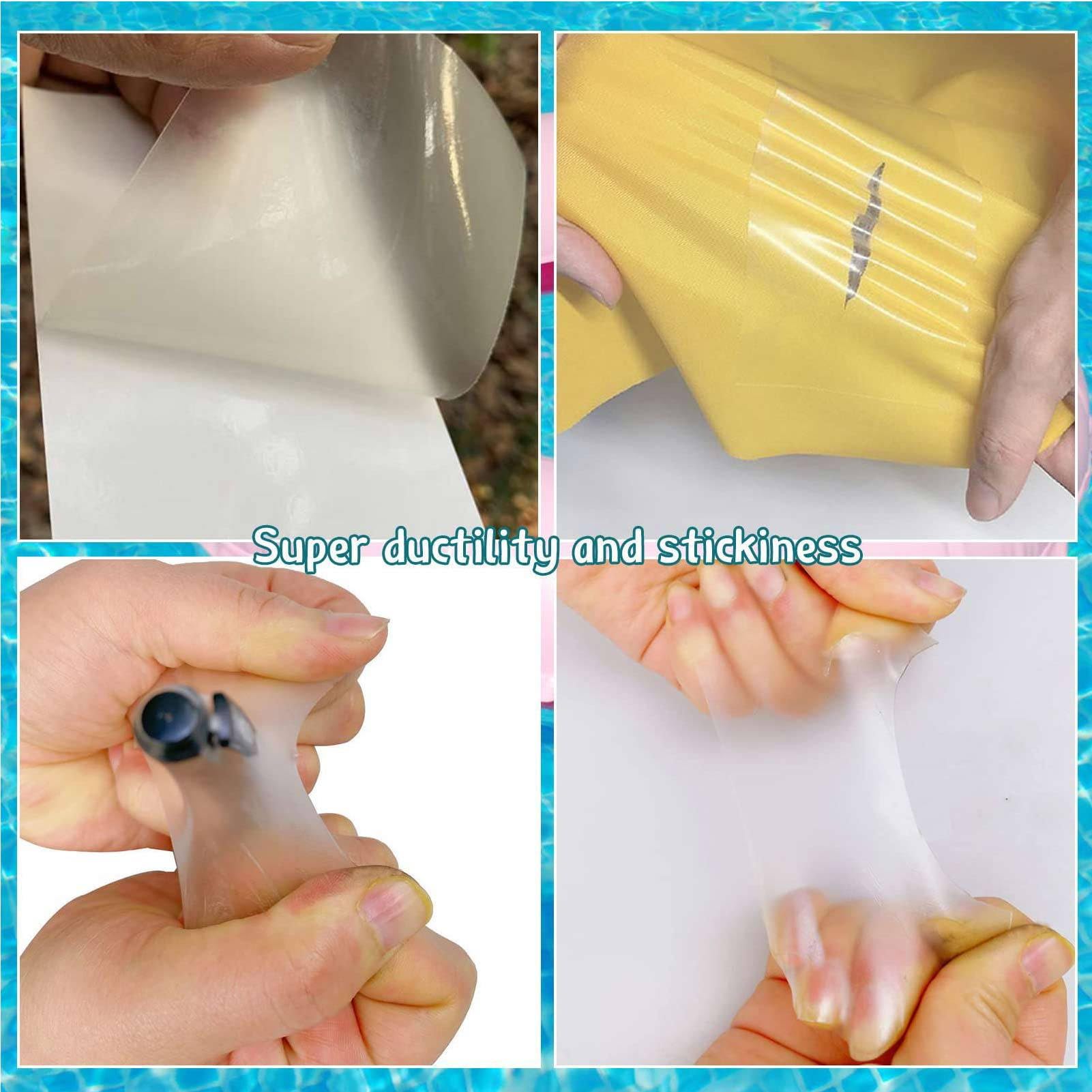 6 Teile/Satz TPU Pool Aufblasbare Reparatur Flicken Transparentes,