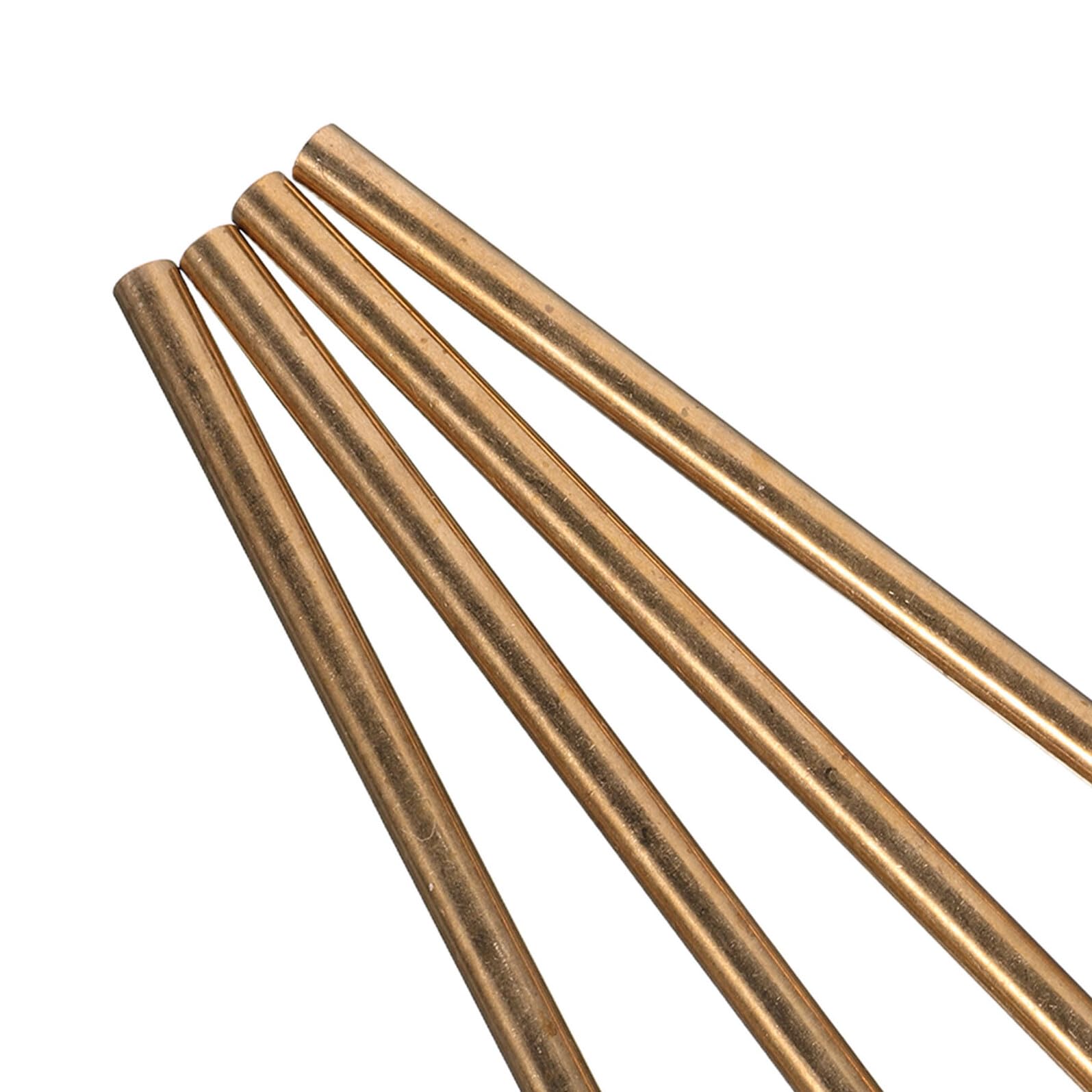 4 Piezas Rivetes de Cobre Macizo para Mango de Cuchillo Pasadores Robustos para Fabricación y Reparación de Mangos Fijación Precisa para Bricolaje y Proyectos Artesanales