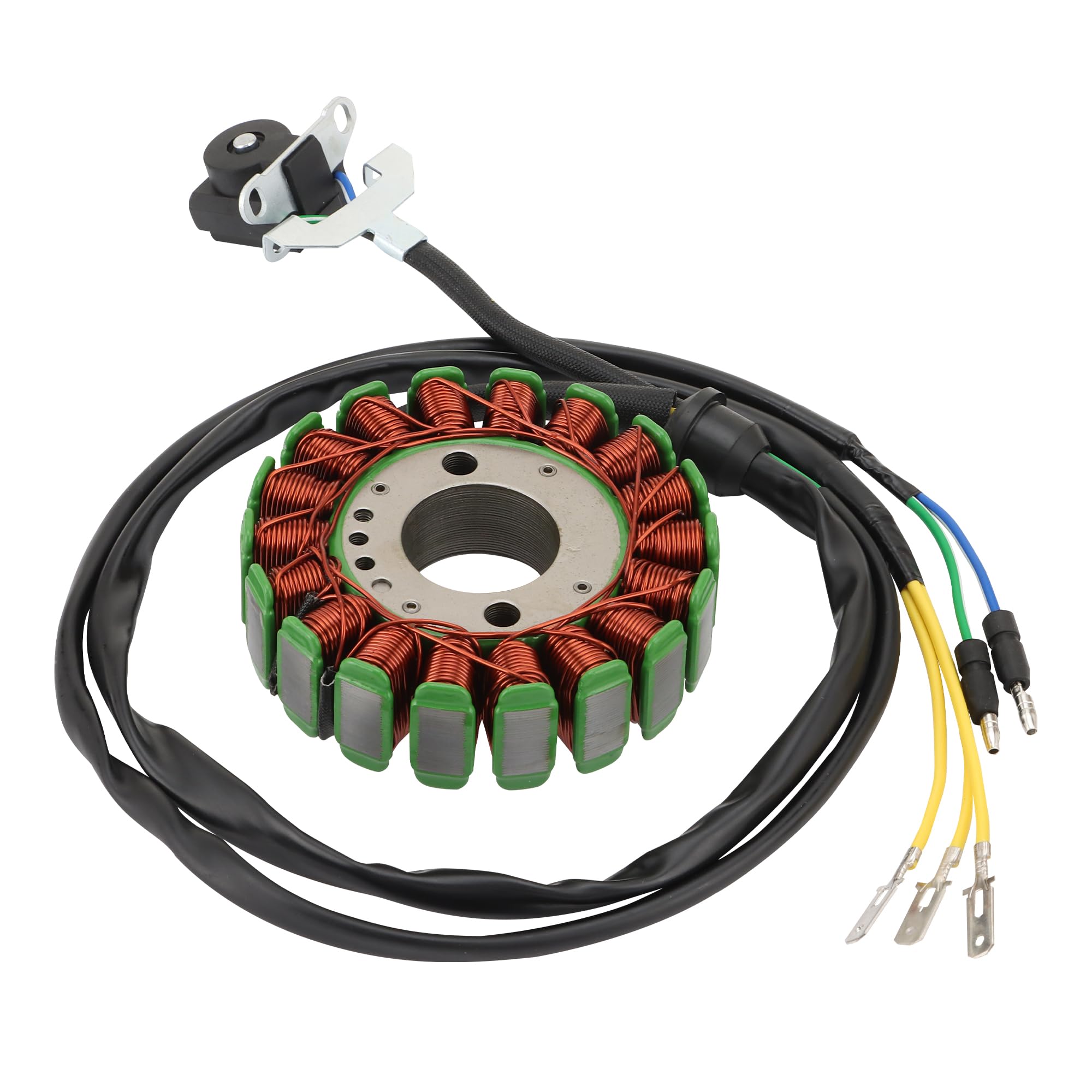 WOOSTAR 18 Bobines 5 Fils Magnéto Stator Remplacement pour Loncin LC172MM/170MM CB CBD 250cc Moteur Mikilon BSE Jinling 250cc ATV XMOTO OEM JLA-21B-077 JLA-21B JLA-923E