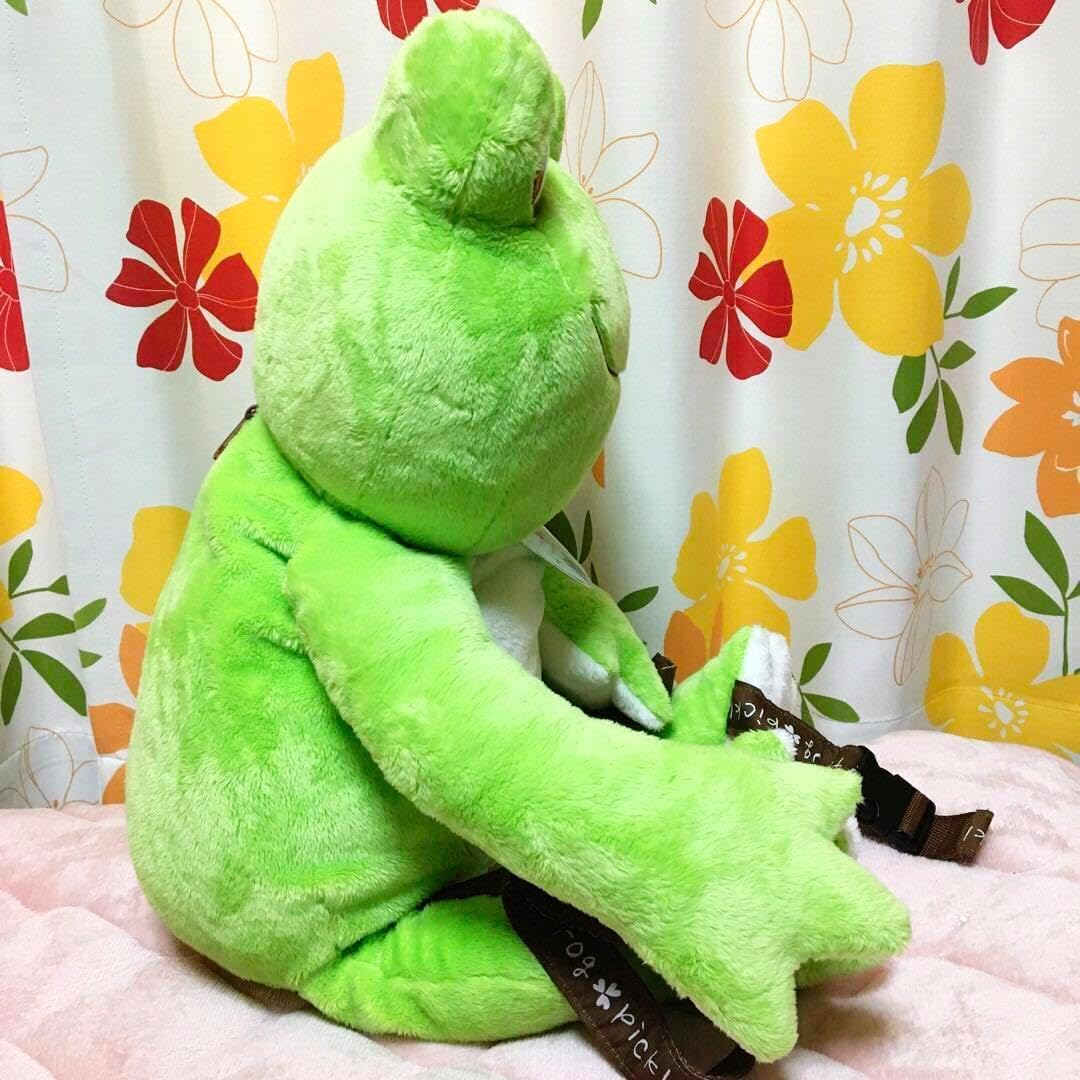 20周年記念ꕤかえるのピクルス／大人も無事かえるリュックꕤ防災 ぬいぐるみ レア 20周年記念ꕤかえるのピクルス／大人も無事かえるリュックꕤ防災