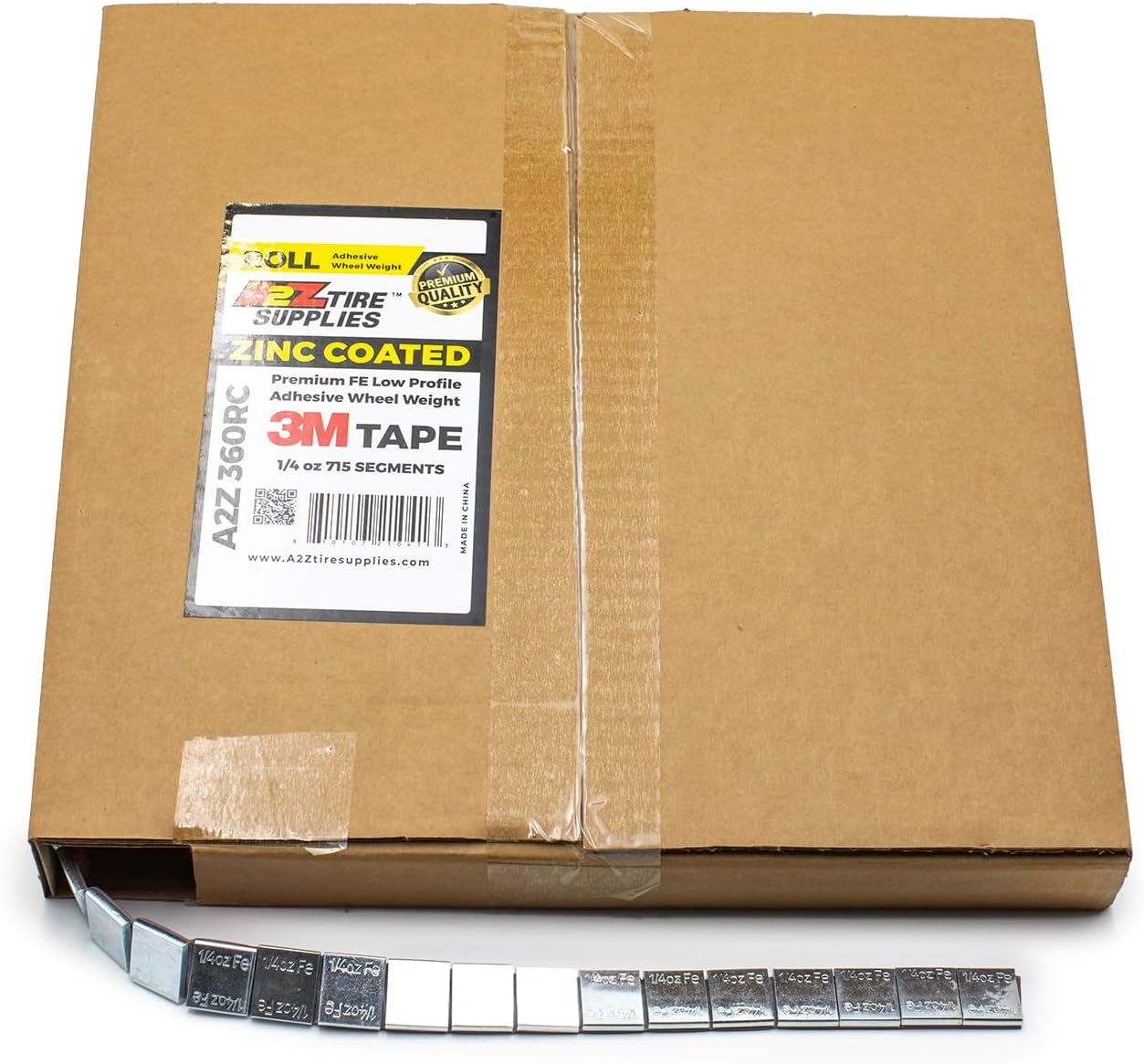 Lead Free Stick On Wheel Weights 1/4 Oz Gray 180 Pieces 1 Box Lead-Free Wheel Weights - 1/4 Oz Stick-On Adhesive Weights, Gray, 180 Pieces Steering Wheel Weight - Foto 8