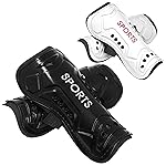 AIMISICAR Toddler Kids Youth Soccer Shin Guards and Socks for Boys & Girls (Age 3-5,6-8,8-12,10-14) | Lightweight Breathable Shin Pads & Soccer Socks Combo for Football Games & Training