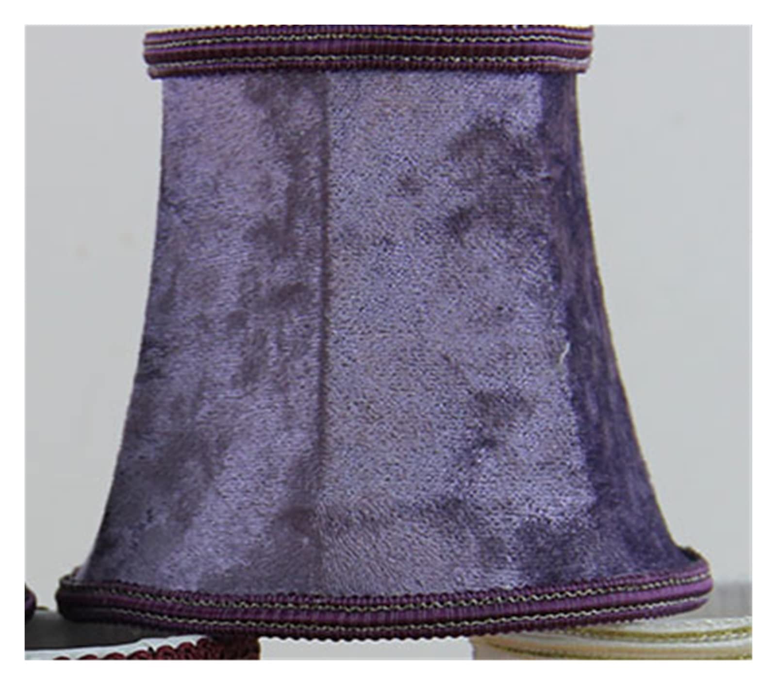 Miter Purple Color Chandelier Lampshade,Wall Lamp Cover Shades Many Colors, Clip On (Body Color : Purple)