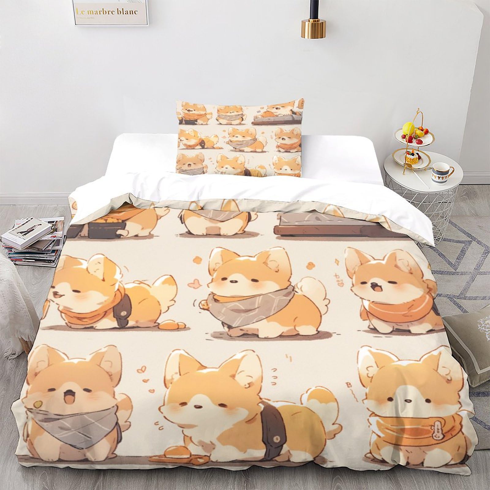 Parure de lit chien OBABO pour des nuits douces pleines de tendresse