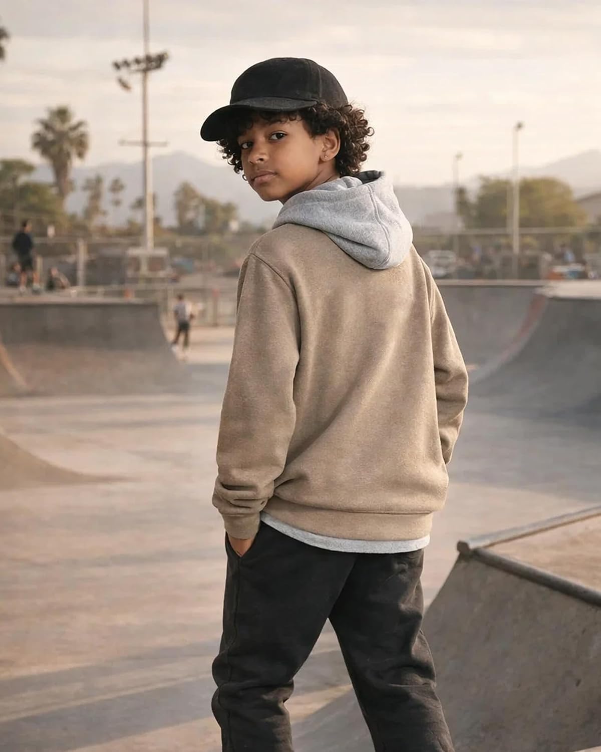Volcom Boys Hooded Tees - Lightweight Performance Thermal Knit Striped and Henley Pullover Hoodie Long Sleeve Shirts for Boys