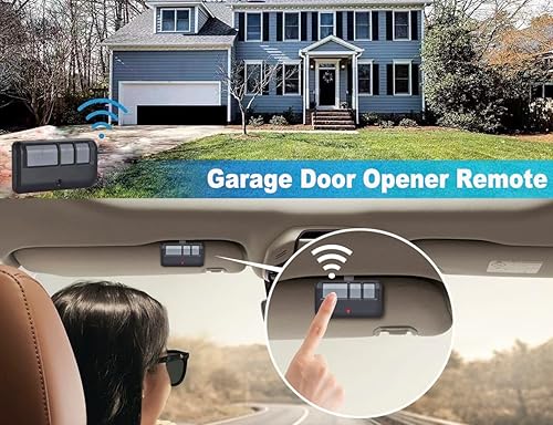 Miniatura 6 de Repuesto para Liftmaster Chamberlain Sears Craftsman 893max universal para puerta de garaje, control remoto, paquete de 2