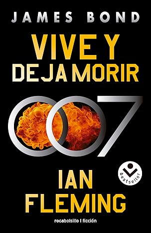 Portada de la novela de espías de James Bond de Ian Fleming Vive y deja morir