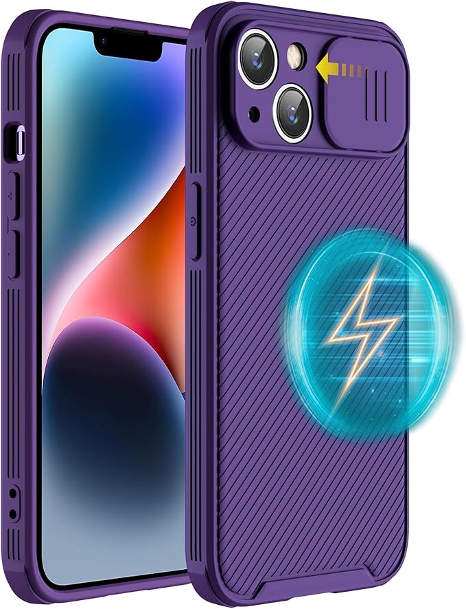 Hitaoyou For Iphone 15 Plus Case Support Wireless Charging