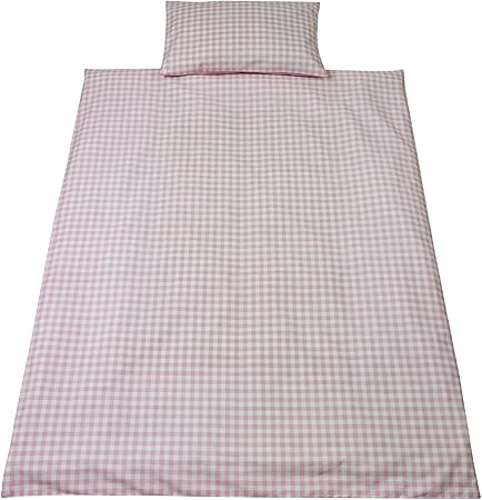 gingham cot bedding