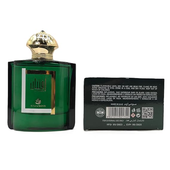 STYLE & SCENTS EFTINAN Eau de Parfum for Women 100ml Fresh Citrus Floral Perfume with Apple, Grapefruit, Lavender & Patchouli Long-Lasting 1824h Made in UAE (MDO003)