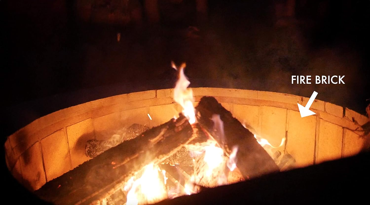 Buddingco Fire Brick Kit of 4 Perfect for fire pits, Pizza ovens, and stoves (1)