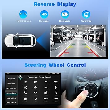 Android 13 for Nissan Navara NP300 Radio 2015-2018 Wireless Carplay Android Auto,9 Touchscreen Car Stereo GPS Navigation Reverse Camera WiFi Microphones 4GB RAM+64GB ROM