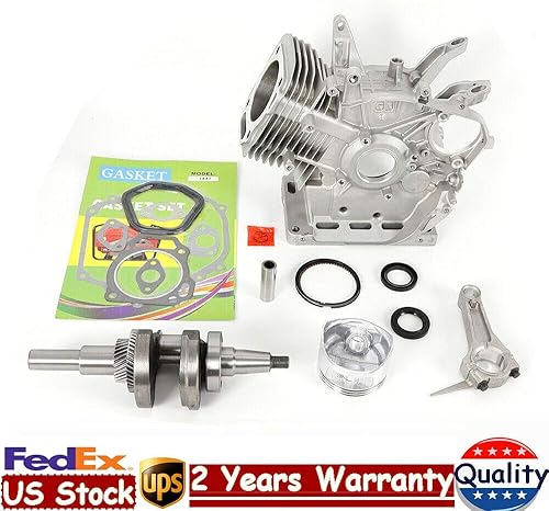 Miniatura 8 de Kit de reconstrucción del motor Kit de reconstrucción de motor completo bloque de motor pistón biela cigüeñal Junta completa Kit de reconstrucción