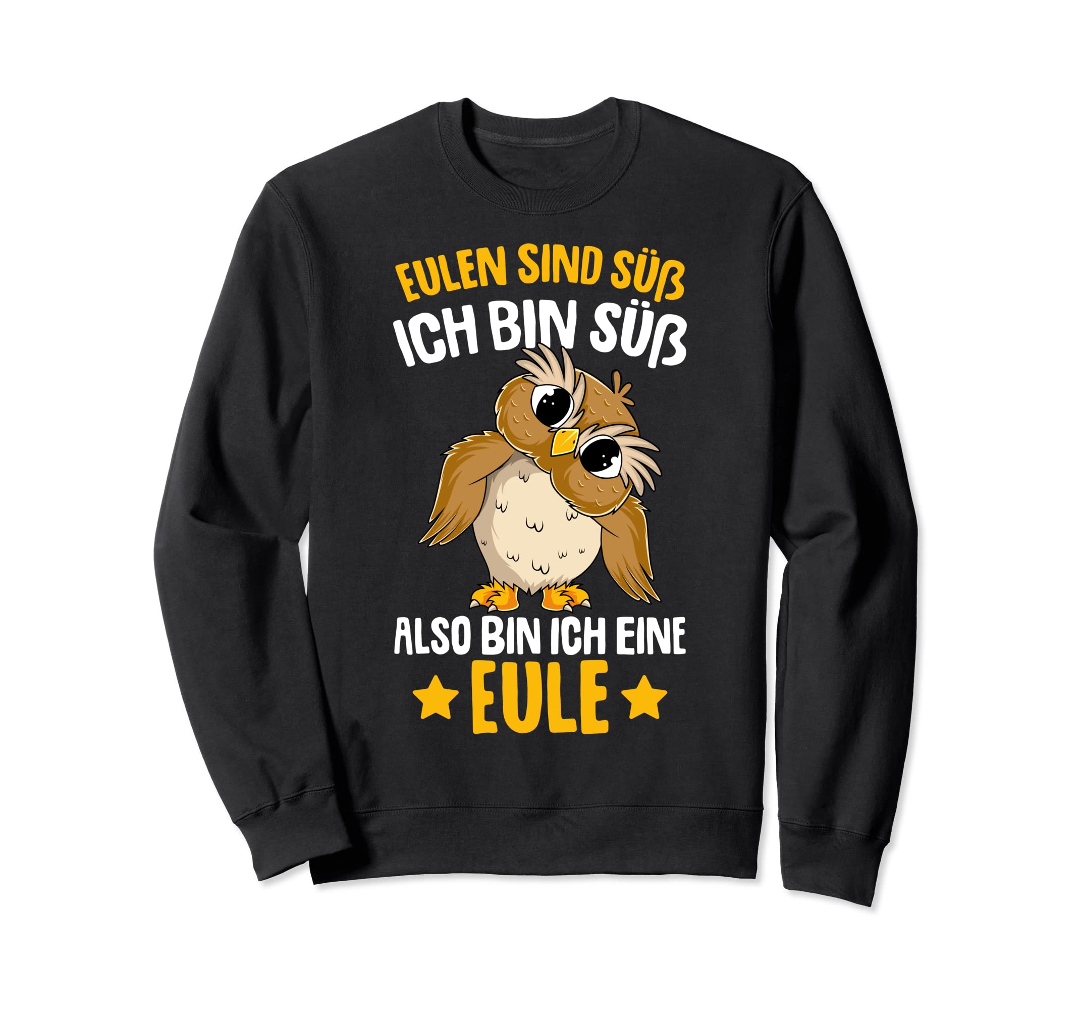 Eulen Sweatshirt Für Damen, Herren & Kinder - Niedliches Eulen-Design