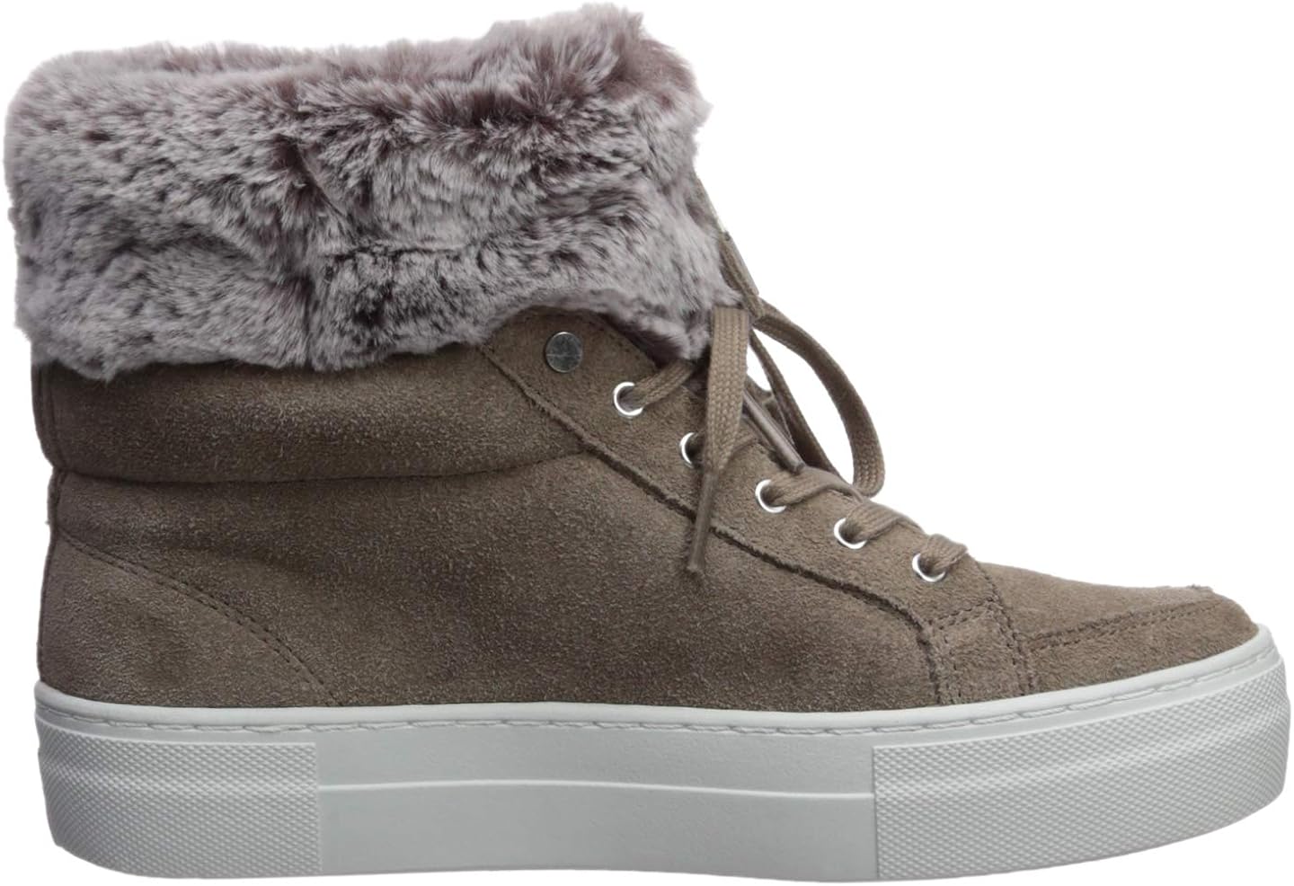 fuzzy sneaker boots