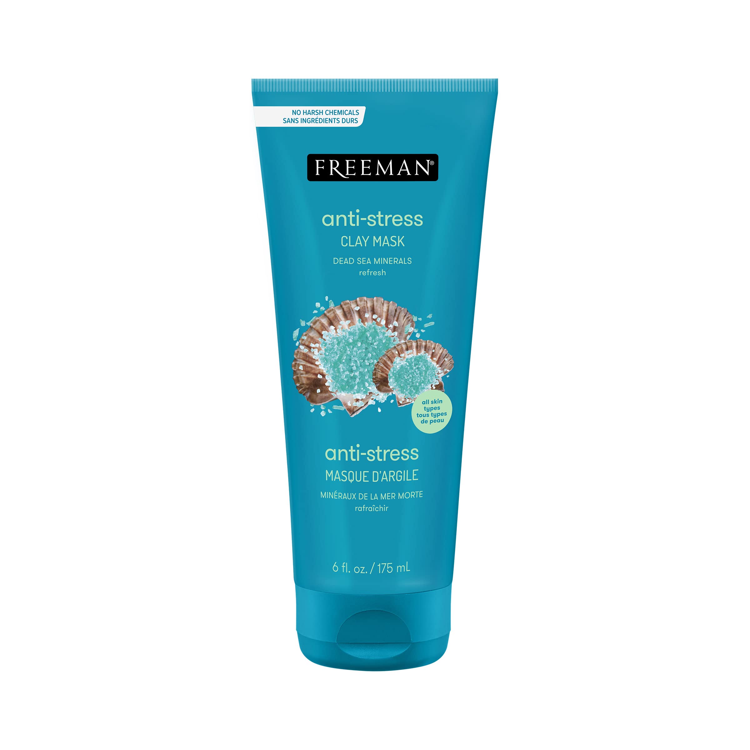 Freeman Anti Stress Clay Mask - Dead Sea Minerals 175 ml