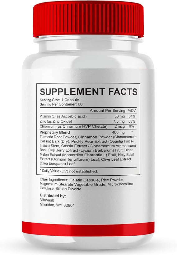 Vitavault Glucovana Pills, Official Gluco Vana Support Energy and Well-Being Capsules, Glucovana Pills - Maximum Strength, All Natural Glyco Optimizer Formula, Premium Gluco Vana Reviews (3 Pack)