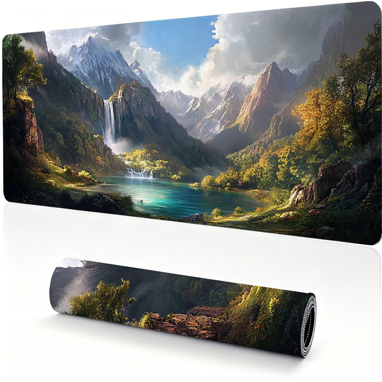 Tappetino Mouse Gaming XXL, 900x450x4mm paesaggio Autunno-2 0x0-404