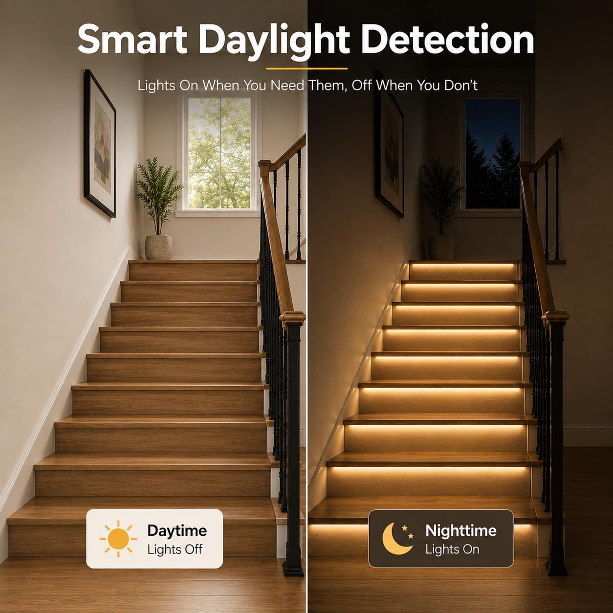 Amazon.com: SuperlightingLED 20-Step Motion Activated Stair Lights