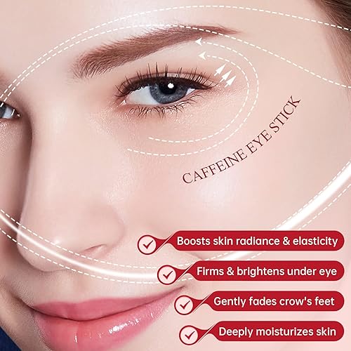 Miniatura 7 de Retinol Eye Stick - Paquete de 2 cremas antiarrugas para ojos hinchados, ojeras, bolsas de ojos, patas de gallo, arrugas, reduce las arrugas de la