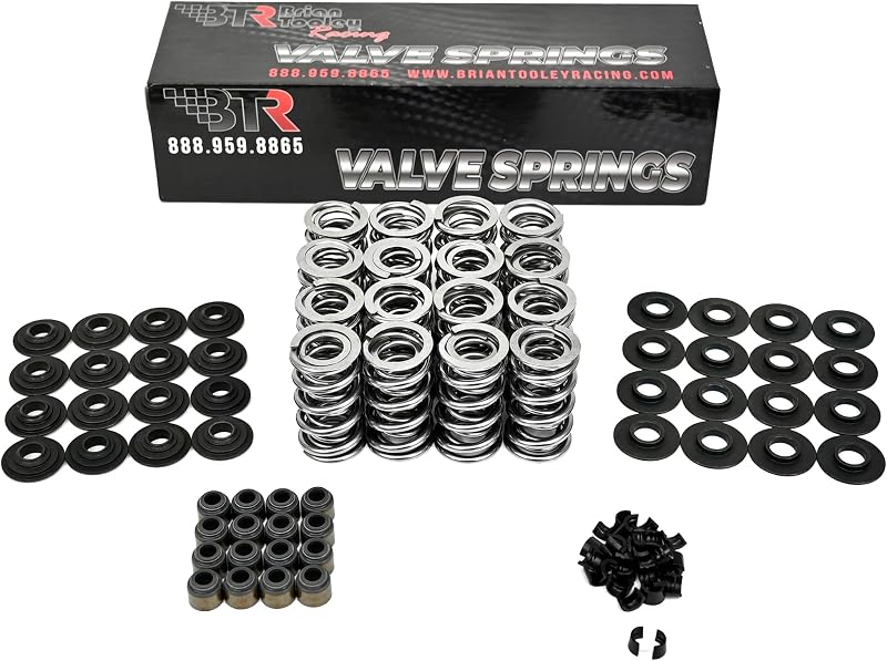 Kit de molas de válvula duplas BTR Brian Tooley Racing Platinum .660" para motores LS – com retentores de aço