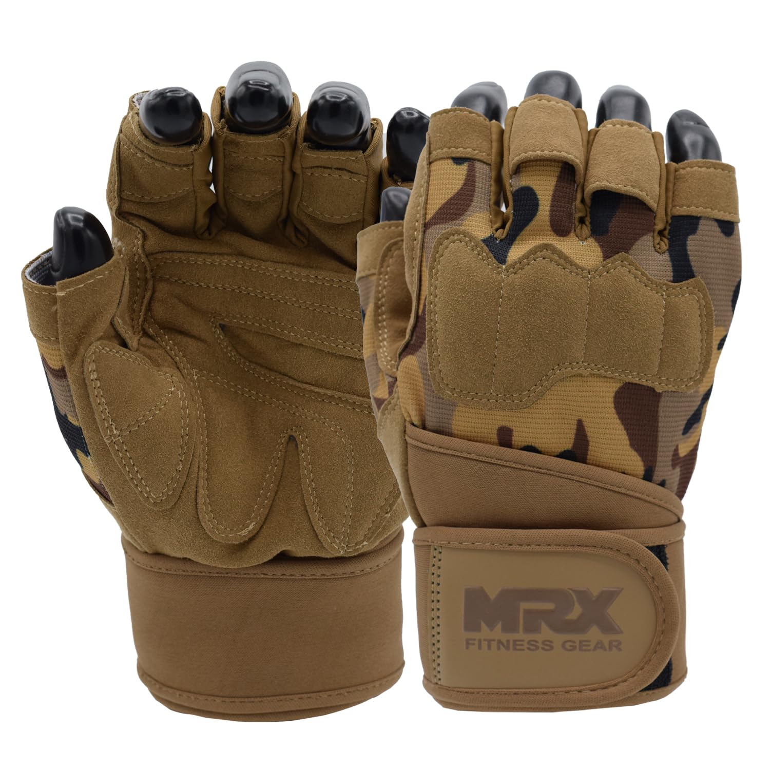 MRX - Guantes de levantamiento de pesas para hombre, guantes de entrenamiento para hombre, guantes de levantamiento de muñecas, guantes de gimnasio para hombre, accesorios de gimnasio para hombres