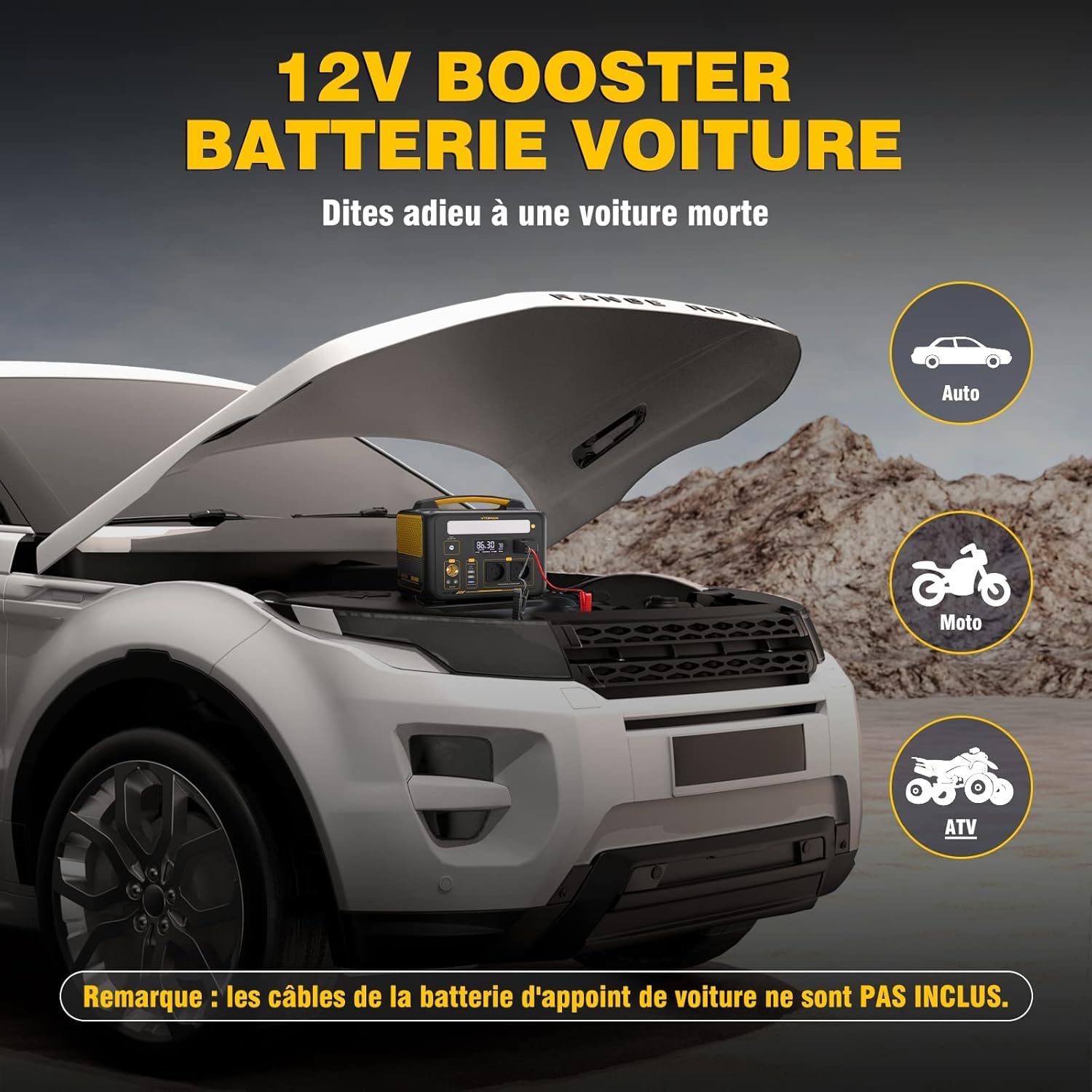 VTOMAN Jump 600X Station électrique Portable 600W - 299Wh Generateur