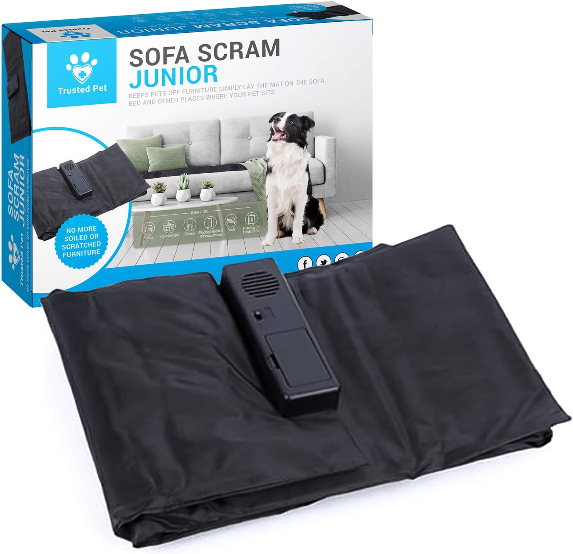 Sofa Scram Sonic Dog & Cat Deterrent Repellent Mat(1 Pack)