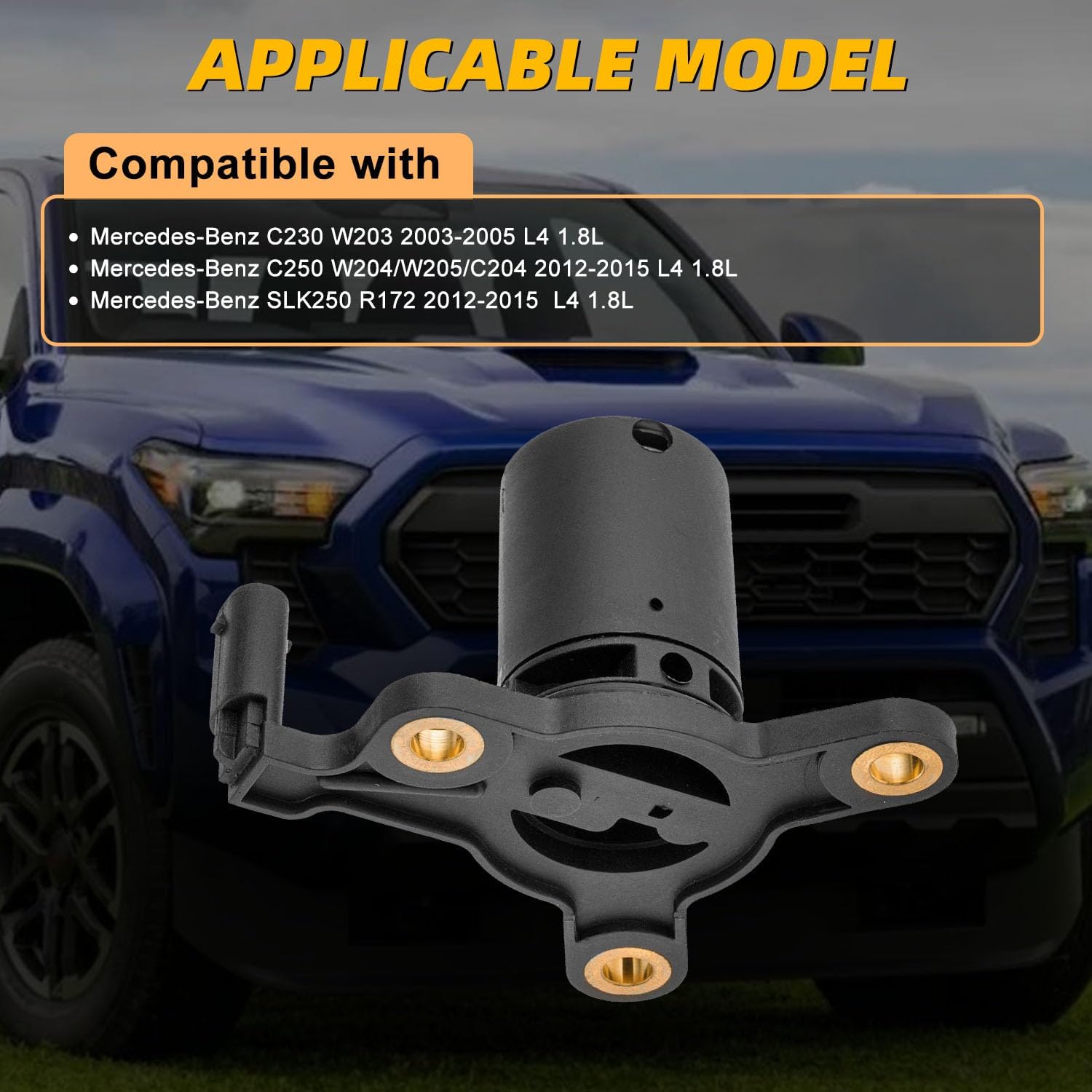 0011530532 Engine Oil Level Sensor Compatible with Mercedes-Benz 2003-2005 C230, for 2012-2015 C250, for 2012-2015 SLK250, L4 1.8L,Replace FLS333 A0011530532 V30720183