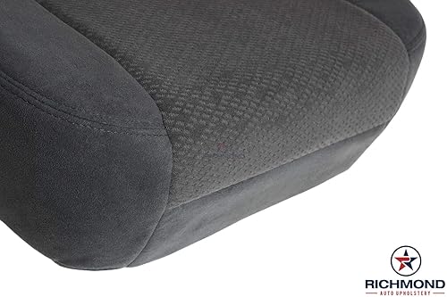 Miniatura 5 de Richmond Auto Upholstery - Funda de asiento de tela de repuesto para parte inferior del lado del conductor, color negro (compatible con Chevrolet