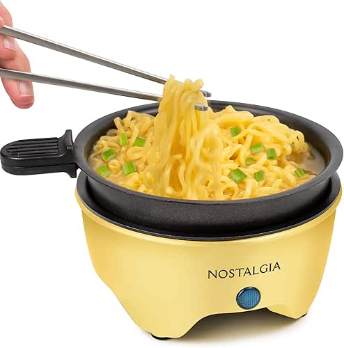 Nostalgia MyMini Personal Electric Skillet & Rapid Noodle Maker, Perfect