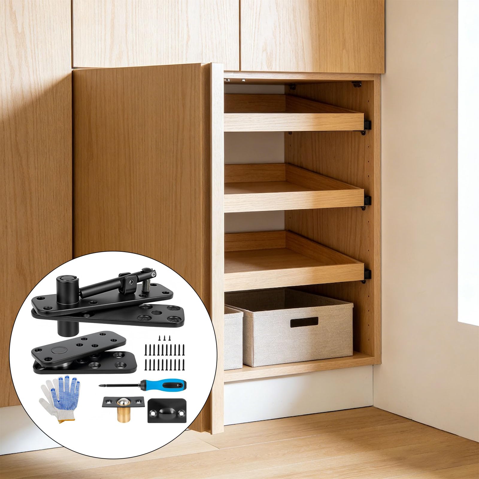 Bisagra de puerta oculta de acero inoxidable de alta calidad, soporta 550 libras de peso para puertas secretas de estanterías, gabinetes, bisagras ocultas