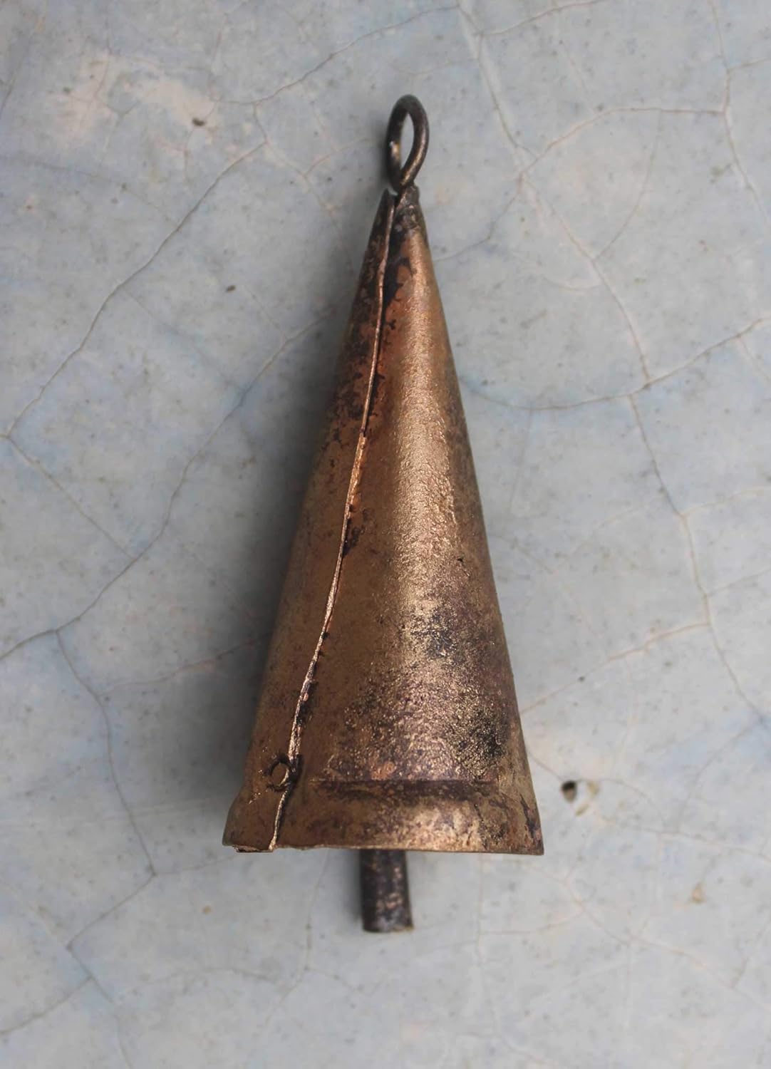 Mango Gifts Vintage Rustic Iron Tin Bells Chimes Craft Bells Christmas Jingle Bell Cone Shape 2.75" H ( Set of 18 Pieces ) : Arts, Crafts & Sewing