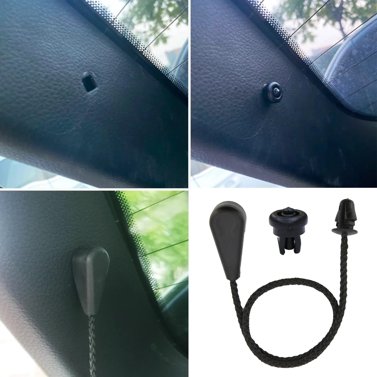 Clips Corde De Hayon Pour Nissan Qashqai (2016-2019) - Remplacement Sangles De Coffre - Fixation Bagages, Filet De Rangement