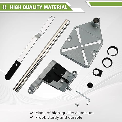 Miniatura 3 de ATPEAM Adaptador de prensa de taladro para taladro manual - Soporte portátil universal de sobremesa con mandril ajustable y base de aluminio