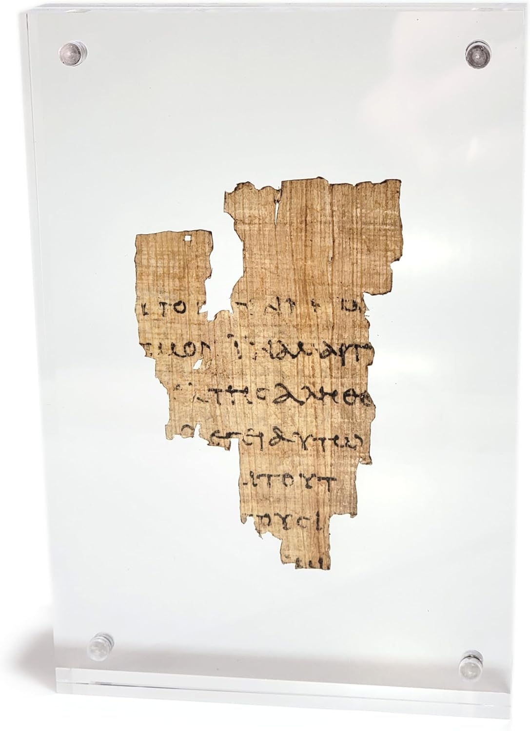Magnoli Clothiers St John's fragment P52 Replica on Egyptian Papyrus
