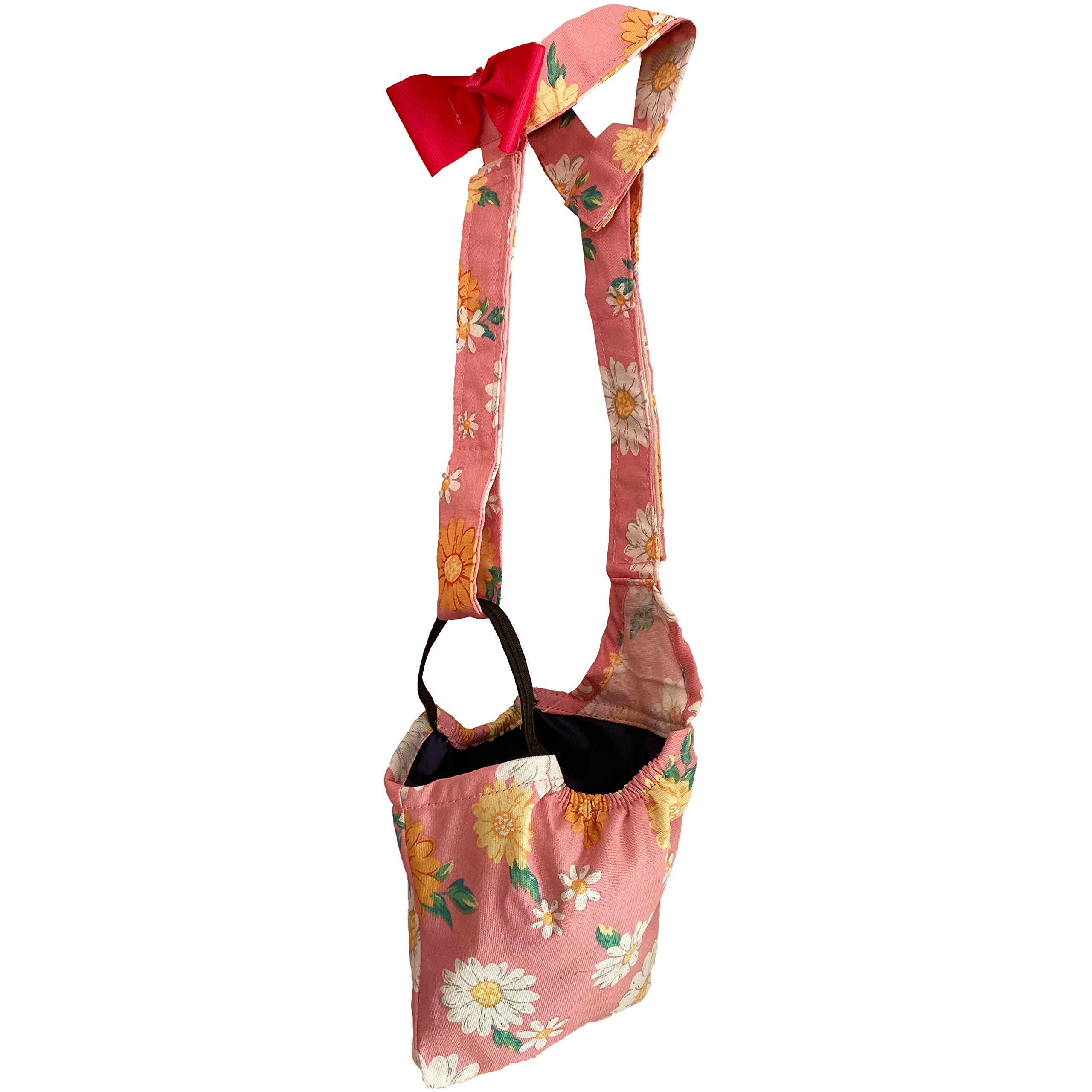 Stylish Adjustable Duck Diapers for Real Chicken with Enlarged Pocket for Feces/Pen, Waterproof Reusable Poultry Goose Chicken Diaper for Hens Clothes with Bow, Pet Diaper Nappy