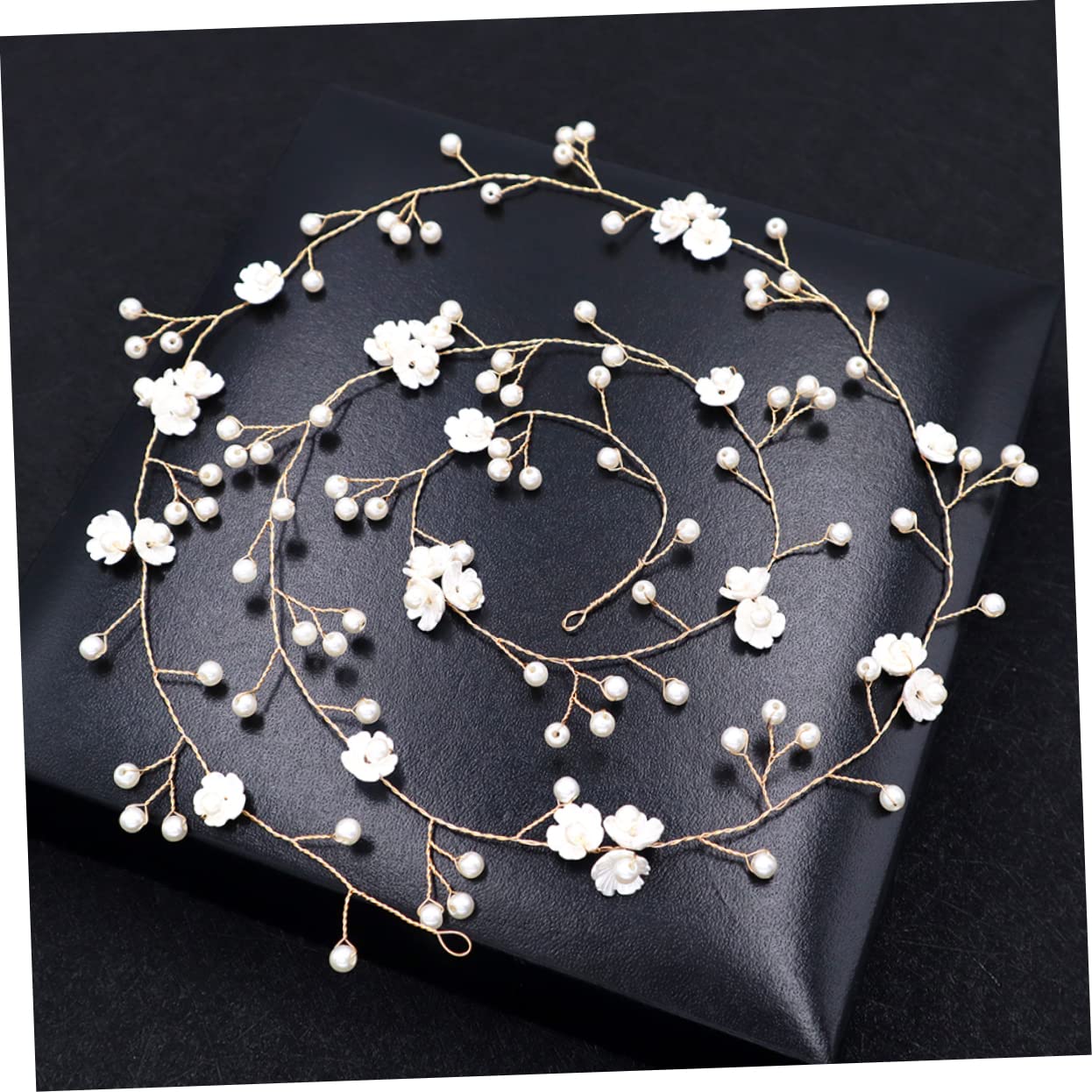 FRCOLOR 3 Tocados Con Cadena Para El Pelo Para Mujer Hechos A Mano Banda Para El Pelo Diadema Creativa Para Boda Graduación Y Noche.
