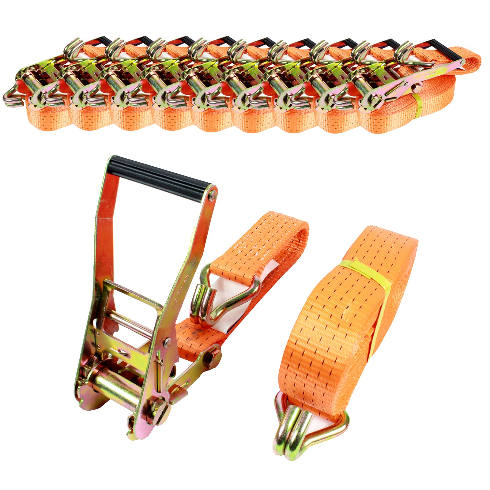 10x TRUTZHOLM Spanngurte mit Ratsche Zurrgurt 2-TLG 10m 5t 5000kg TÜV/GS